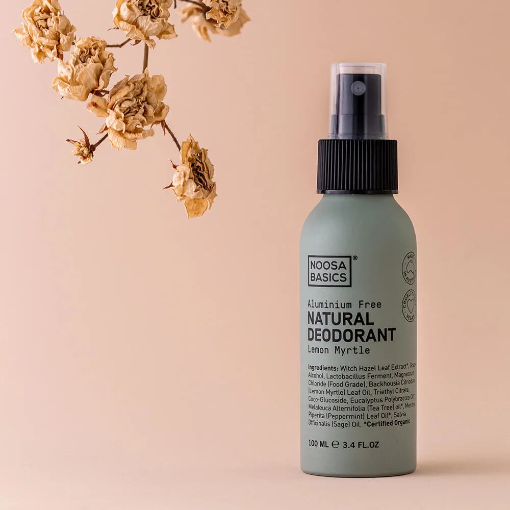 Noosa Basics ボディスプレー 100mL レモンマートル アルミニウムフリー ヴィーガン デオドラント