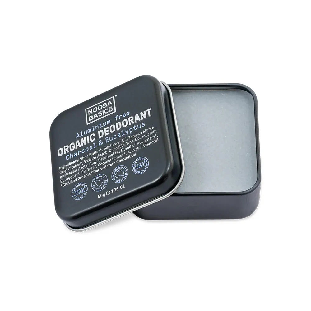 Noosa Basics ボディバター 50g チャコール&ユーカリプタス オーガニック ヴィーガン 保湿