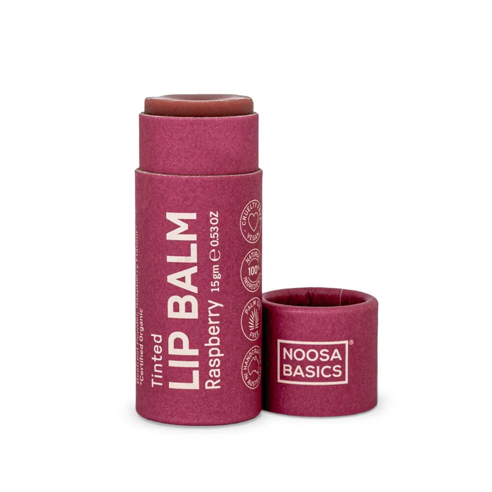 Noosa Basics リップバーム 15g ラズベリー Veganナチュラル&無添加 オーガニック 保湿