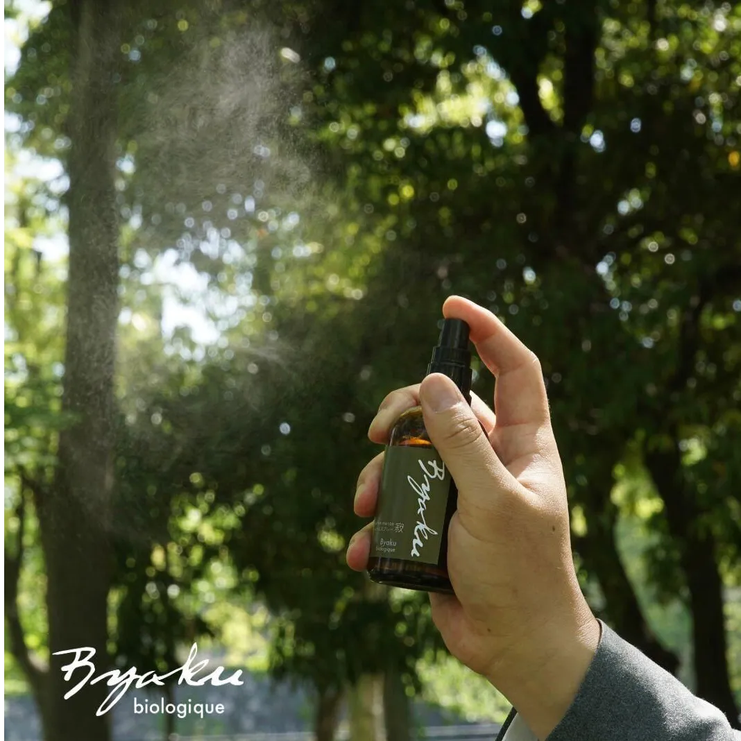 【ルームフレグランス静】Byaku Parfum Maison 静(sei)白檀+オレンジ+ラベンダー『爽やかな柑橘系』天然由来成分100% 有機成分92.9% (大サイズ100ml)
