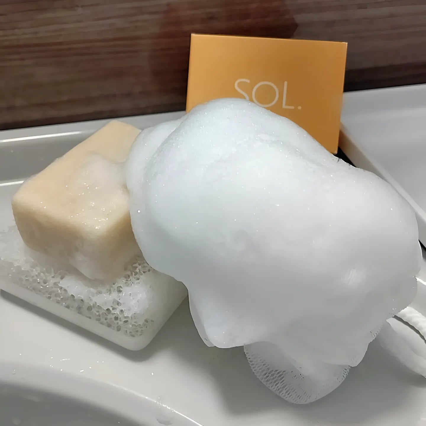 SOL. Handmade face soap #3 Yes 【茶の実油配合・クロモジの香り】