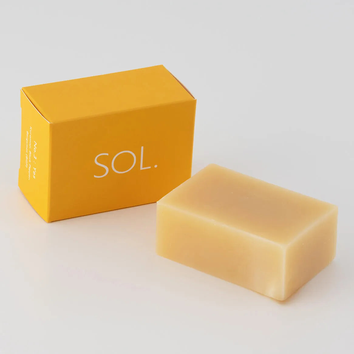 SOL. Handmade face soap #3 Yes 【茶の実油配合・クロモジの香り】